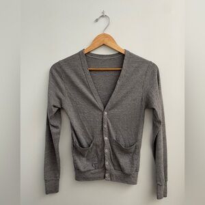 American Apparel Grey Women's Cardigan